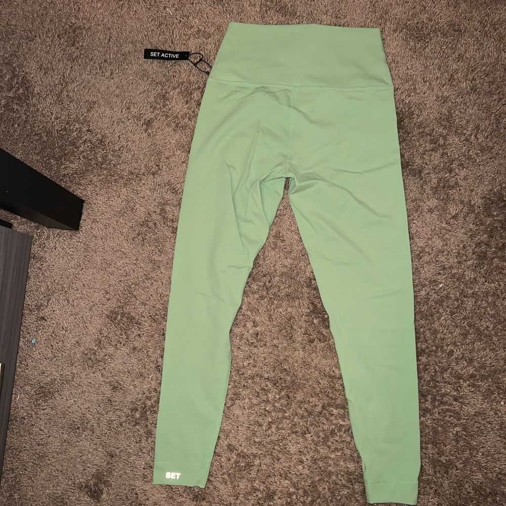 Leggings, medium, set active brand, never worn